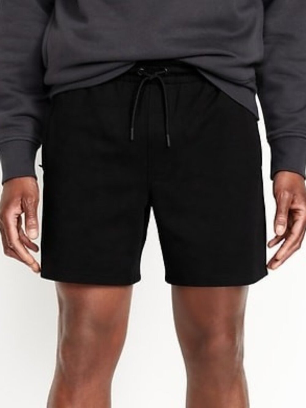 Old Navy Active Dynamic Fleece Shorts Drawstring Black Menβs Size Large